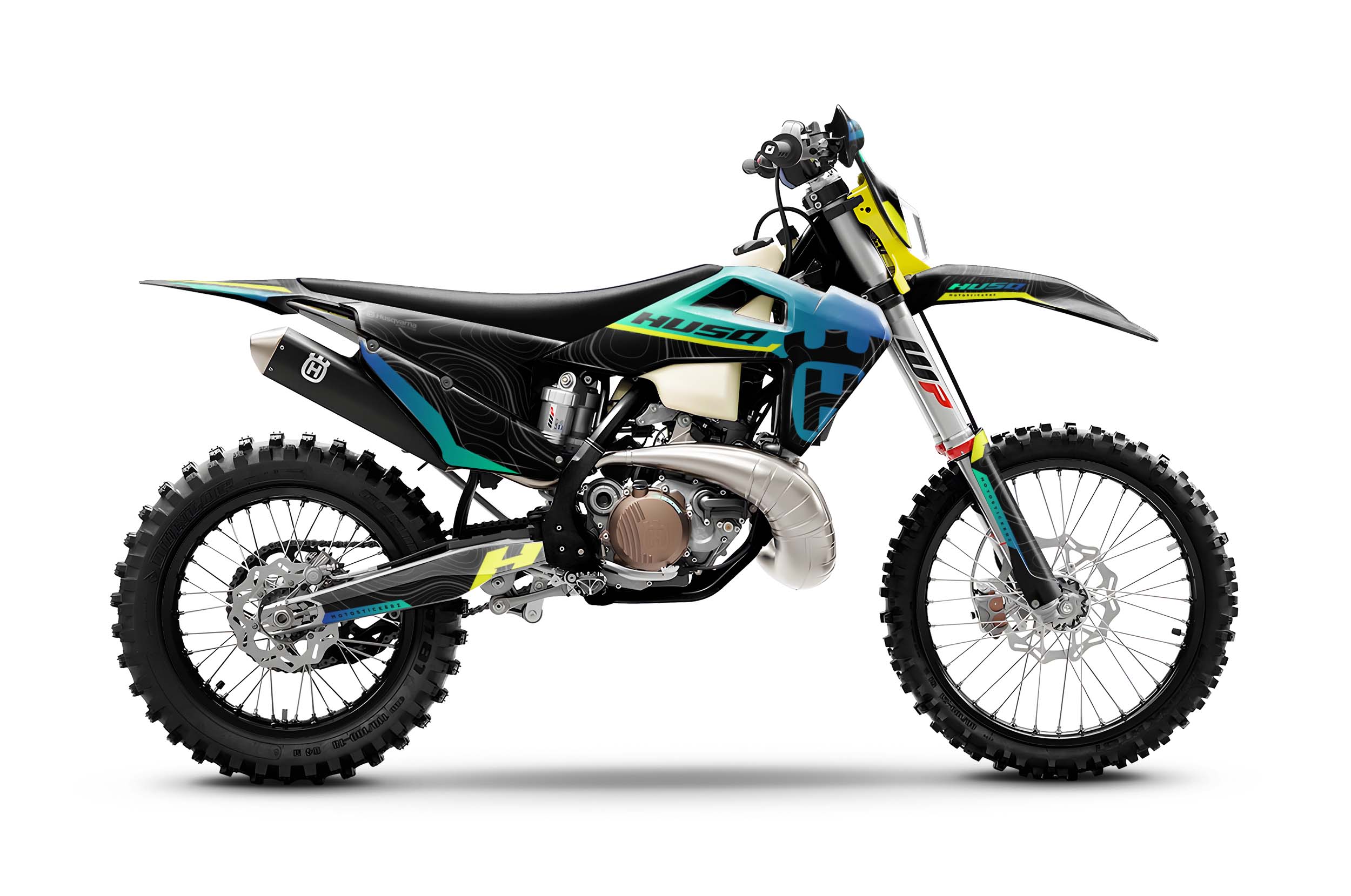 HUSQVARNA te fe 2020-23 topographic blue-black - obrazek 2